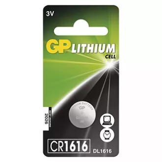 GP eldobható lítium akkumulátor CR1616, 1 darabos kiszerelésben
