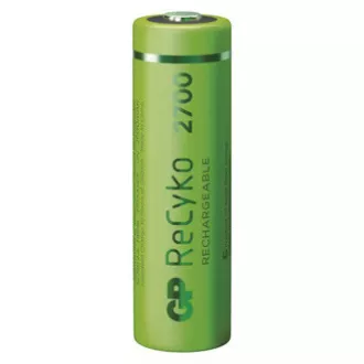 Újratölthető akkumulátor, AA (HR6), 1,2 V, 2600 mAh, GP, papírdoboz, 4 db, ReCyko Újratölthető akkumulátor, AA (HR6), 1,2 V, 2600 mAh, GP, papírdoboz, 4 db, ReCyko