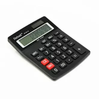 Rebell számológép RE-8118-12 BX, fekete, asztali, 12 számjegyes, 12 számjegyű Rebell számológép RE-8118-12 BX, fekete, asztali, 12 számjegyes, 12 számjegyű