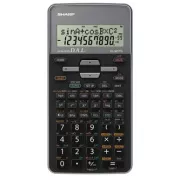 Sharp számológép EL-531THGY, fekete, iskola