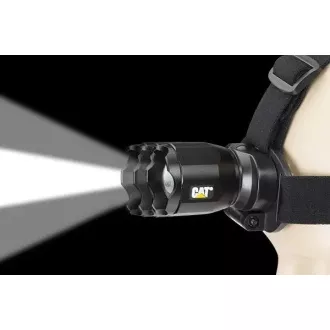 Caterpillar újratölthető LED fókuszáló fejlámpa