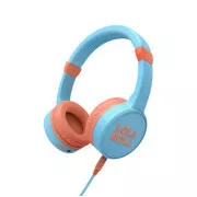 Energy Sistem Lol&Roll Pop Pop gyerek fejhallgató kék, kifejezetten gyerekeknek tervezve, hangerő-korlátozással, Music Share