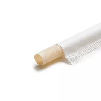 EURO STRAWS - Természetes bambuszszalma Basic 6x230mm, 200db, egyenként csomagolva EURO STRAWS - Természetes bambuszszalma Basic 6x230mm, 200db, egyenként csomagolva