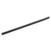 EURO STRAWS - Természetes ásványi szívószál Cocktail 5x140mm, Charcoal Black, 250db