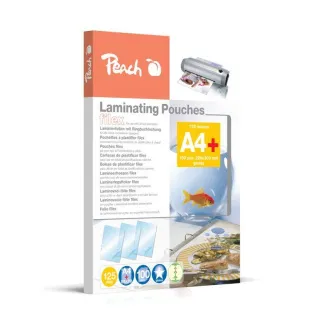 PEACH lamináló fólia A4 (228x303mm), 125mic, Filex, 100db