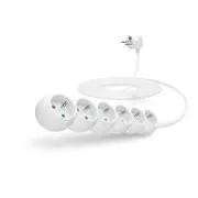 CONNECT IT hosszabbító kábel 230 V, 6 aljzat, 3 m, kapcsoló nélkül (fekete)