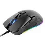 C-TECH Gaming Mouse Dawn (GM-24L), alkalmi játék, 6400 DPI, RGB háttérvilágítás, USB