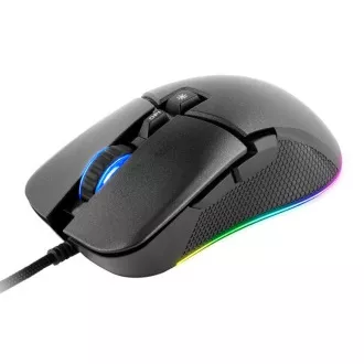C-TECH Gaming Mouse Dawn (GM-24L), alkalmi játék, 6400 DPI, RGB háttérvilágítás, USB