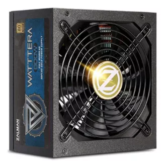 Zalman tápegység WATTTERA ZM800-EBTII 800W, aktív, 135mm-es ventilátor, moduláris, 80PLUS Gold