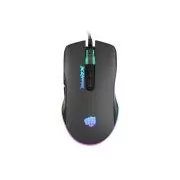 Fury Gaming Mouse Scrapper, játék, 6400DPI, USB, optikai, vezetékes, RGB, 7 gomb, kábel hossza 1,6m, fekete