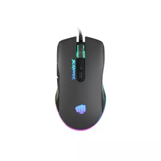Fury Gaming Mouse Scrapper, játék, 6400DPI, USB, optikai, vezetékes, RGB, 7 gomb, kábel hossza 1,6m, fekete Fury Gaming Mouse Scrapper, játék, 6400DPI, USB, optikai, vezetékes, RGB, 7 gomb, kábel hossza 1,6m, fekete