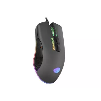 Fury Gaming Mouse Scrapper, játék, 6400DPI, USB, optikai, vezetékes, RGB, 7 gomb, kábel hossza 1,6m, fekete Fury Gaming Mouse Scrapper, játék, 6400DPI, USB, optikai, vezetékes, RGB, 7 gomb, kábel hossza 1,6m, fekete