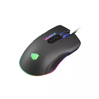 Fury Gaming Mouse Scrapper, játék, 6400DPI, USB, optikai, vezetékes, RGB, 7 gomb, kábel hossza 1,6m, fekete Fury Gaming Mouse Scrapper, játék, 6400DPI, USB, optikai, vezetékes, RGB, 7 gomb, kábel hossza 1,6m, fekete