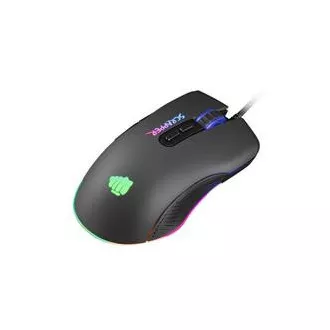Fury Gaming Mouse Scrapper, játék, 6400DPI, USB, optikai, vezetékes, RGB, 7 gomb, kábel hossza 1,6m, fekete Fury Gaming Mouse Scrapper, játék, 6400DPI, USB, optikai, vezetékes, RGB, 7 gomb, kábel hossza 1,6m, fekete