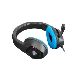 Fury Gaming Headset mikrofonnal Phantom, vezetékes, RGB, USB, 3.5mm-es jack csatlakozó, kábel hossza 2m, fekete Fury Gaming Headset mikrofonnal Phantom, vezetékes, RGB, USB, 3.5mm-es jack csatlakozó, kábel hossza 2m, fekete