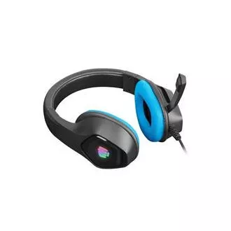 Fury Gaming Headset mikrofonnal Phantom, vezetékes, RGB, USB, 3.5mm-es jack csatlakozó, kábel hossza 2m, fekete Fury Gaming Headset mikrofonnal Phantom, vezetékes, RGB, USB, 3.5mm-es jack csatlakozó, kábel hossza 2m, fekete