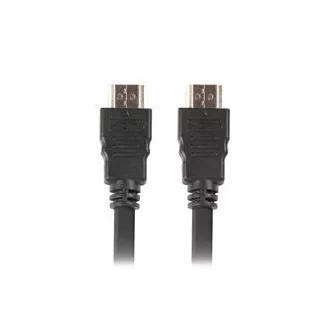 LANBERG High Speed HDMI 1.4   Ethernet kábel, 4K@30Hz, CCS, M/M, hossza 1,8 m, fekete, aranyozott csatlakozókkal