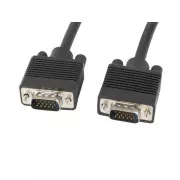 LANBERG VGA M/M kábel 1,8m dupla árnyékolással, fekete