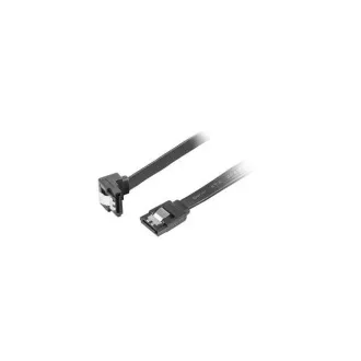 LANBERG SATA III adatkábel (6GB/S) F/F 50cm, ferde, fém retesz, fekete LANBERG SATA III adatkábel (6GB/S) F/F 50cm, ferde, fém retesz, fekete
