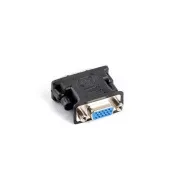 LANBERG adapter DVI-I (M) (24 5) Dual link VGA-ra (F), fekete színű