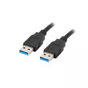 LANBERG USB-A M/M 3.0 kábel 0,5m, fekete