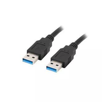 LANBERG USB-A M/M 3.0 kábel 0,5m, fekete