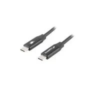 LANBERG USB-C M/M 2.0 kábel 1,8 m, fekete, gyorstöltés 4.0