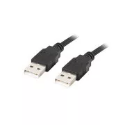 LANBERG USB-A M/M 2.0 kábel, 1m, fekete