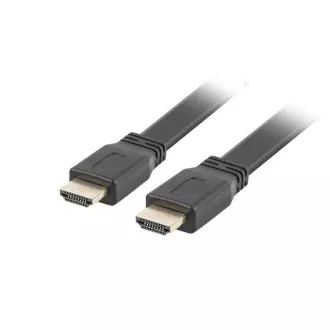 LANBERG HDMI M/M 2.0 lapos kábel 1,8m 4K, fekete
