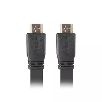 LANBERG HDMI M/M 2.0 lapos kábel 1,8m 4K, fekete
