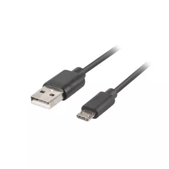 LANBERG USB Micro (M) - USB-A (M) 2.0 kábel 3m, fekete, gyors töltés 3.0 LANBERG USB Micro (M) - USB-A (M) 2.0 kábel 3m, fekete, gyors töltés 3.0