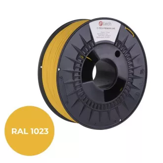 C-TECH PREMIUM LINE nyomdafonal ( filament ) , ABS, közlekedési sárga, RAL1023, 1,75mm, 1kg
