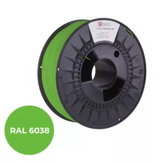 C-TECH PREMIUM LINE nyomtatószál, ABS, lumineszkáló zöld, 1,75mm, 1kg