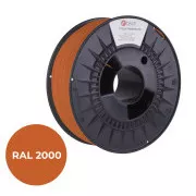 C-TECH PREMIUM LINE nyomtatószál ( filament ) , ABS, sárga-narancs, RAL2000, 1,75mm, 1kg