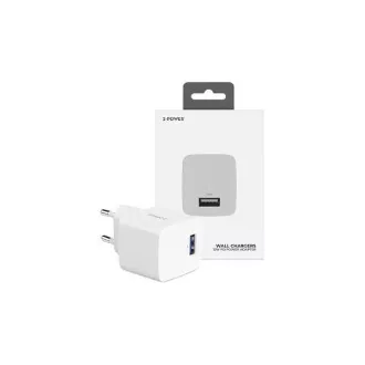 2-teljesítményű USB töltő 12W 1 x USB-A