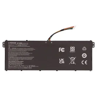 2-Power akkumulátor ACER Extensa 15 EX215-53G 3 cellás laptop akkumulátor 11.4V 3400mAh
