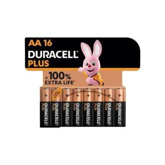 Duracell MN1500B8 Duracell Plus AA 16 darabos csomag Duracell MN1500B8 Duracell Plus AA 16 darabos csomag