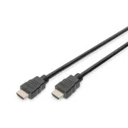 Digitus HDMI nagysebességű csatlakozókábel, A típus M/M, 2,0 m, Ultra HD 60p, arany, bl