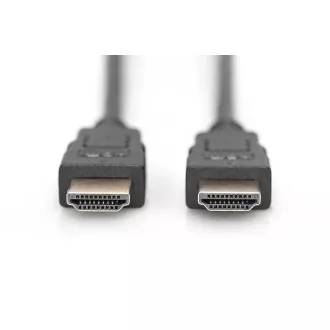 Digitus HDMI nagysebességű csatlakozókábel, A típus M/M, 2,0 m, Ultra HD 60p, arany, bl Digitus HDMI nagysebességű csatlakozókábel, A típus M/M, 2,0 m, Ultra HD 60p, arany, bl