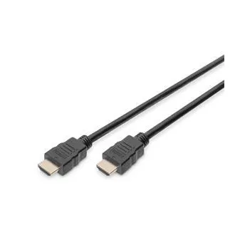 Digitus HDMI nagysebességű csatlakozókábel, A típus M/M, 2,0 m, Ultra HD 60p, arany, bl Digitus HDMI nagysebességű csatlakozókábel, A típus M/M, 2,0 m, Ultra HD 60p, arany, bl