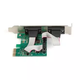 Digitus adapter PCI Express x1 2xsoros port,  alacsony profilú chipkészlet: ASIX99100