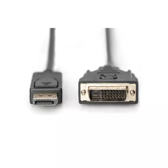 Digitus DisplayPort csatlakozókábel, DP/M- DVI (24 1)/M 2.0m Digitus DisplayPort csatlakozókábel, DP/M- DVI (24 1)/M 2.0m