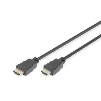 Digitus HDMI High Speed   Ethernet csatlakozókábel, 2x árnyékolt, 3m