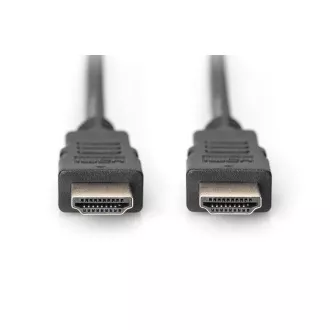Digitus HDMI High Speed   Ethernet csatlakozókábel, 2x árnyékolt, 3m
