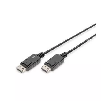 Digitus DisplayPort 1.1a. csatlakozókábel 1 m, CU, AWG28, 2x árnyékolva