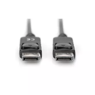 Digitus DisplayPort 1.1a. csatlakozókábel 1 m, CU, AWG28, 2x árnyékolva
