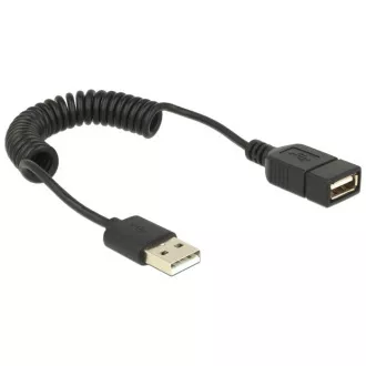 Delock USB 2.0 kábel, hosszabbító, férfi/női, sodrott kábel Delock USB 2.0 kábel, hosszabbító, férfi/női, sodrott kábel