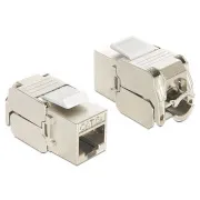 Delock Keystone modul RJ45 csatlakozó > LSA Cat.6A