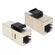 Delock Keystone modul RJ45 female > RJ45 female Cat.6, csatlakozó