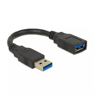 Delock USB 3.0 férfi/női A/A hosszabbító kábel hossza 15cm Delock USB 3.0 férfi/női A/A hosszabbító kábel hossza 15cm